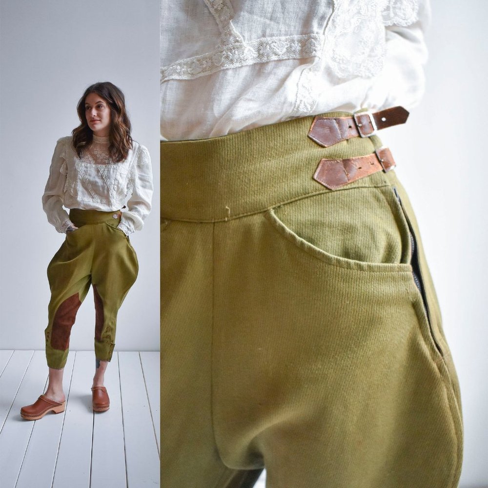 1930s Wool Jodhpurs Riding Pants
